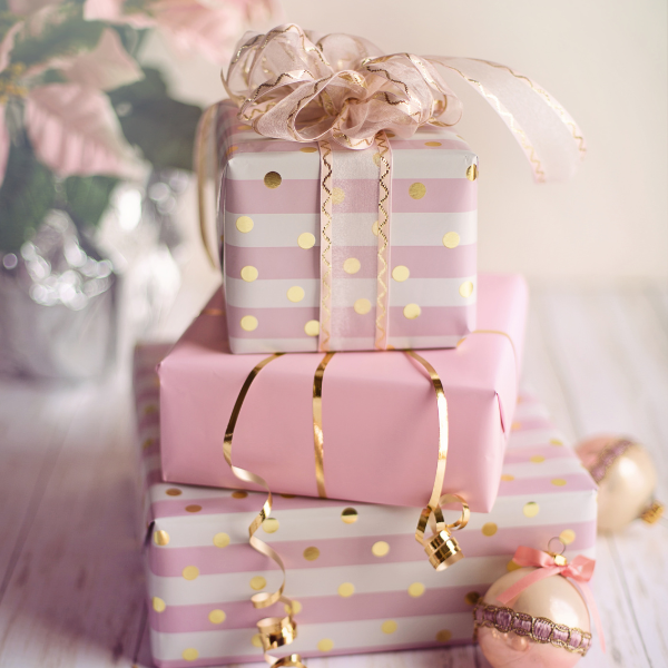A stack of presents
