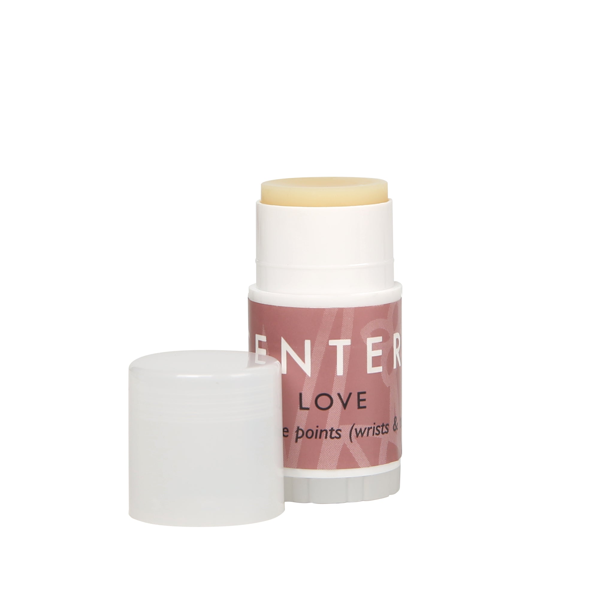 Scentered Mini Love Balm with cap off