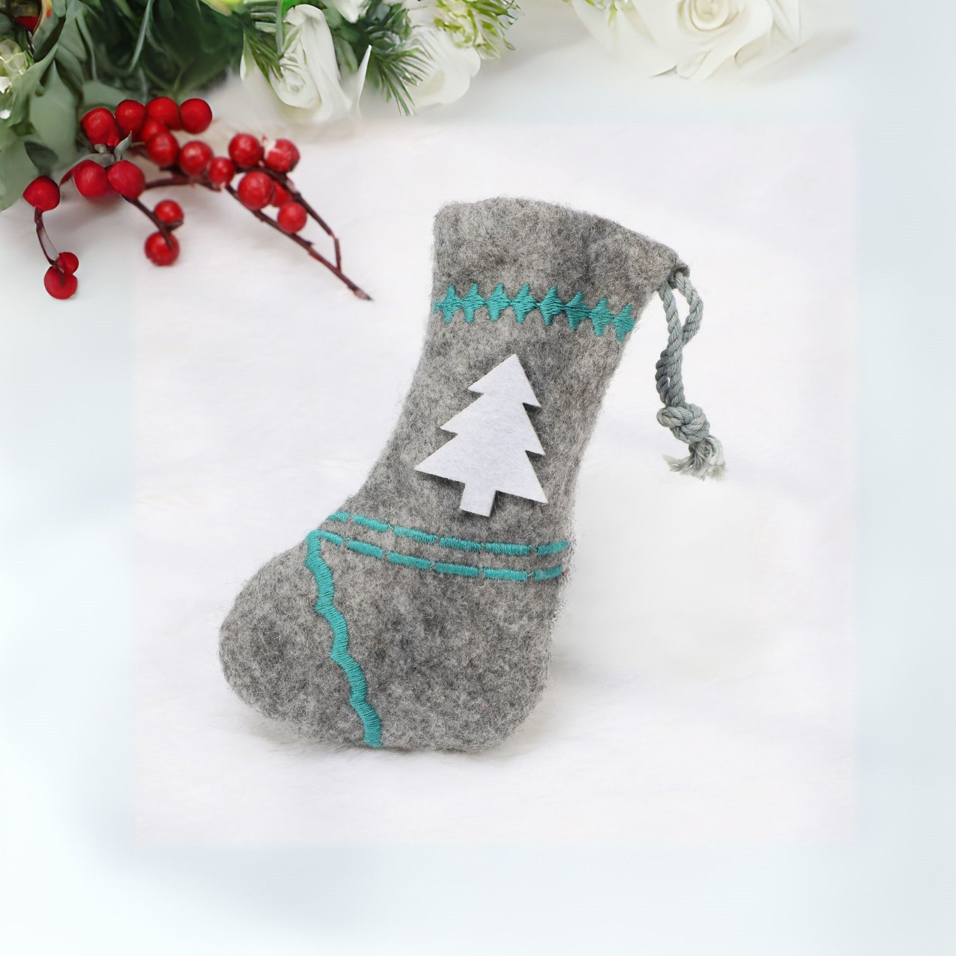 Eco-conscious Scentered stocking, perfect for festive tree decorations and holiday gifting