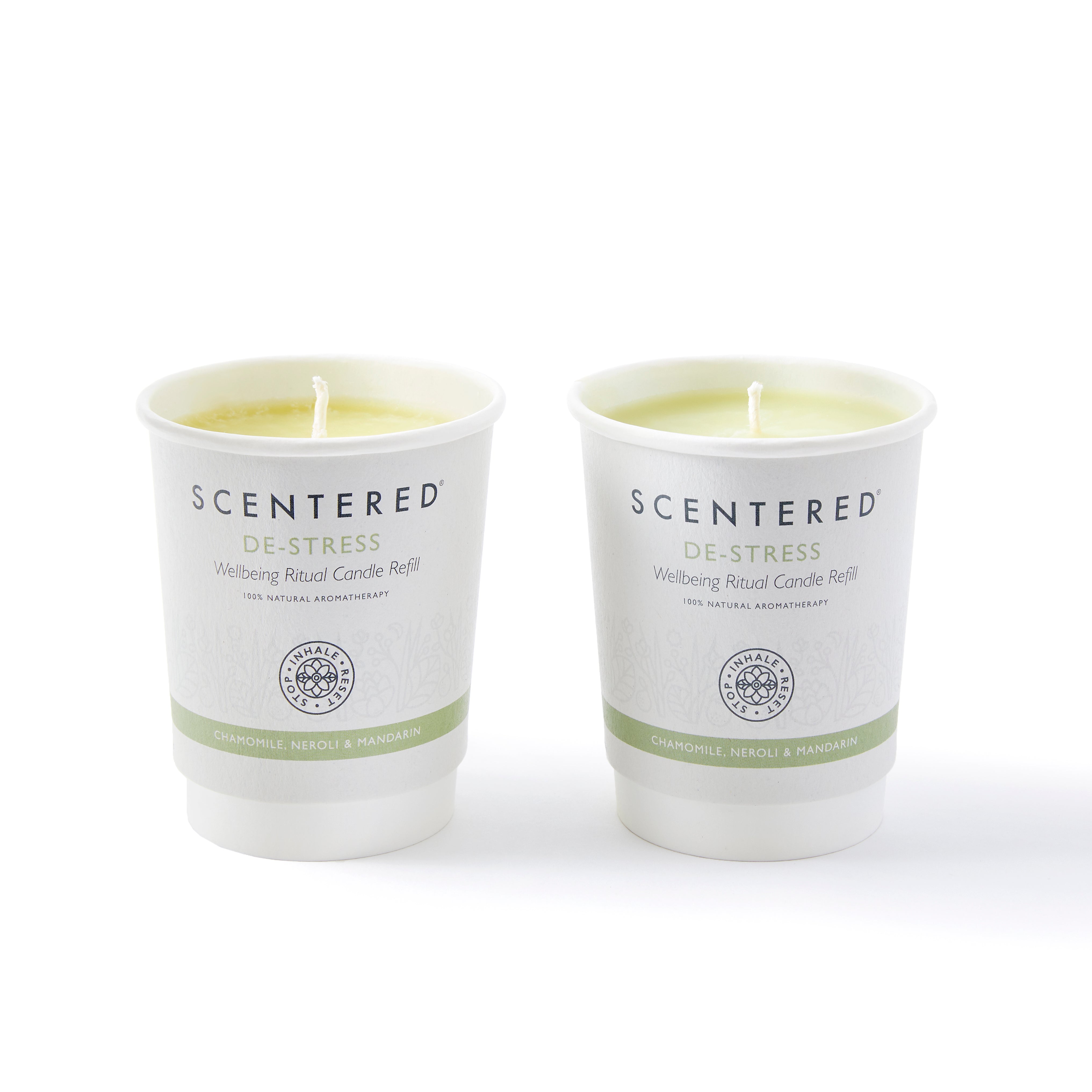 Scentered de Stress Home Aromatherapy Candle Refill Duo